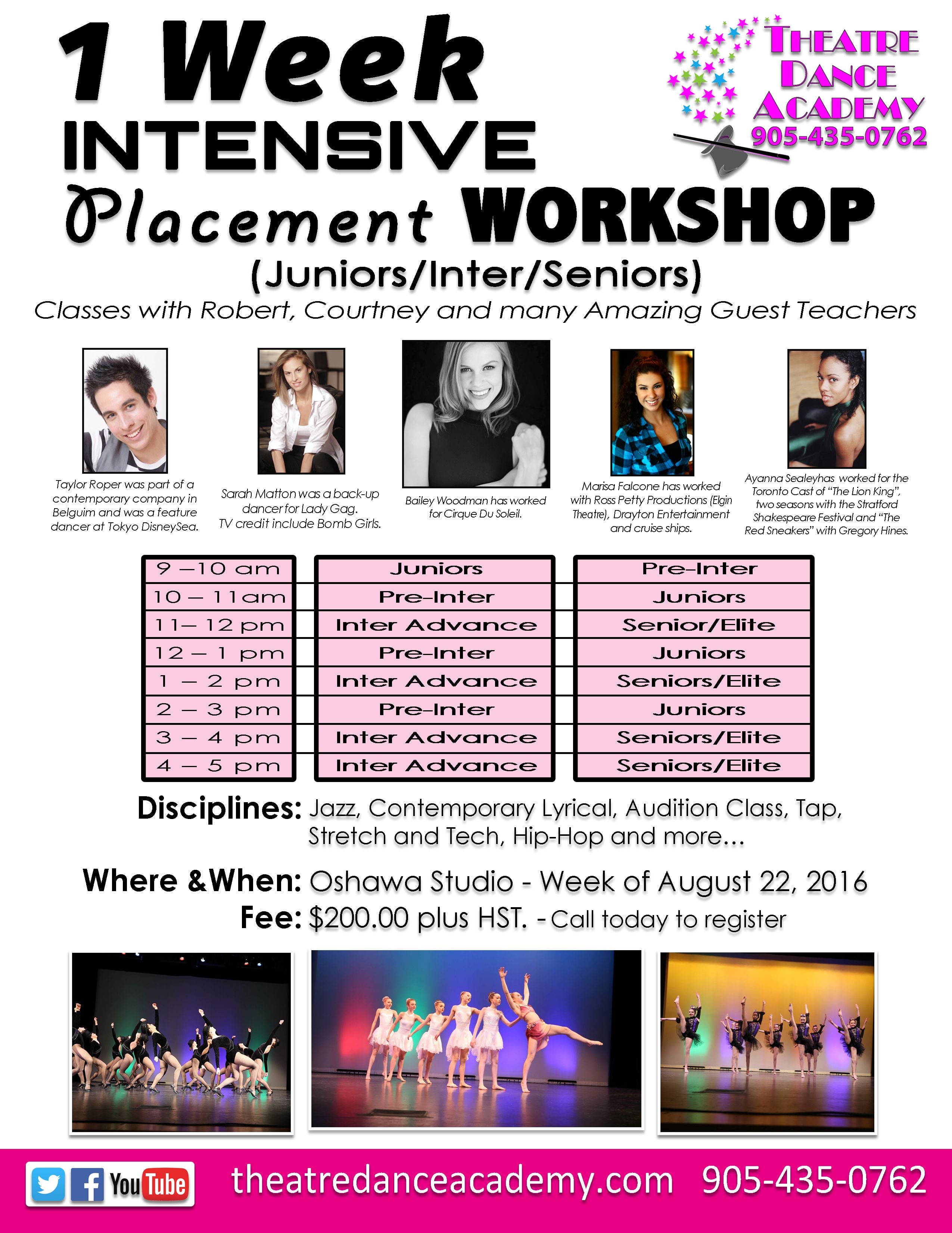 1 week intensive 1 week intensive